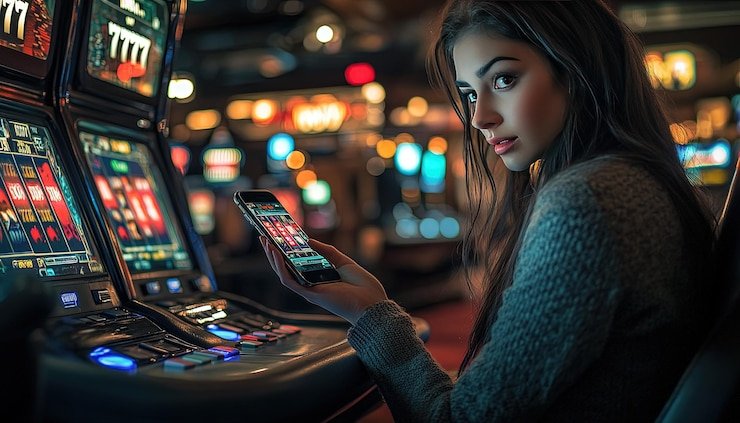 Kartu fitur Bonus Harian ungu neon